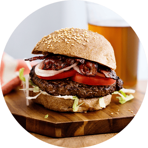 LCHF-hamburgare
